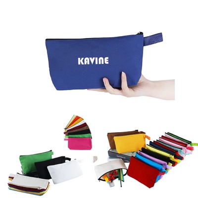 Compact Canvas Toiletry Storage Bag