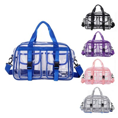 Large Clear PVC Travel Duffel Bag