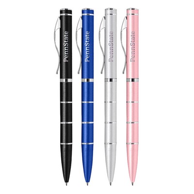 Union Printed - Enamel Coated Twist Metal Pen