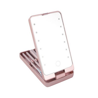 Folding Led Makeup Mirror