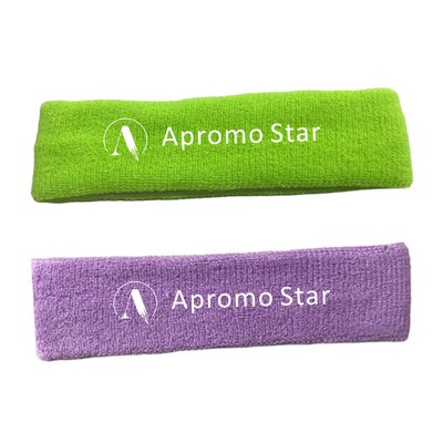 Embroidery Terry Headband