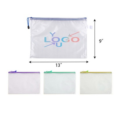 Clear PVC Waterproof Office Supply Pouch