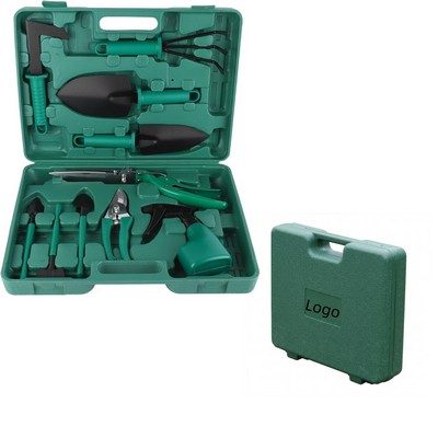 Stainless Steel Gardening Tool Kit With Organizer Box