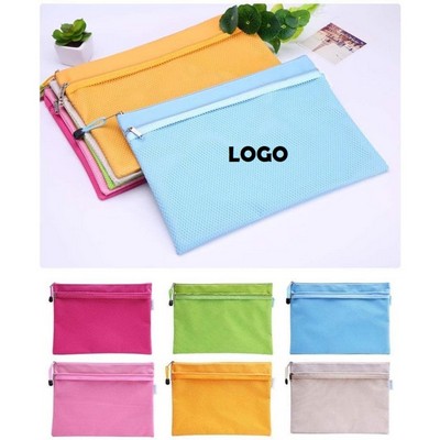 A4 Zippered File Pouch