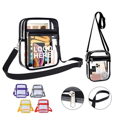 Transparent PVC Crossbody Bag