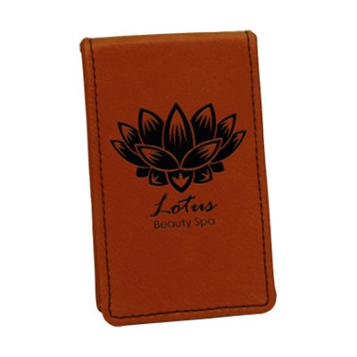 7-Piece Leatherette Manicure Gift Set (Rawhide Brown)