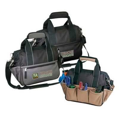 Deluxe Wide Mouth Tool Duffel Bag