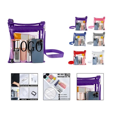 Clear PVC Crossbody Bag
