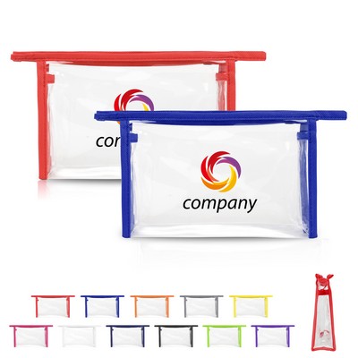 Clear Travel Security Toiletry Pouch