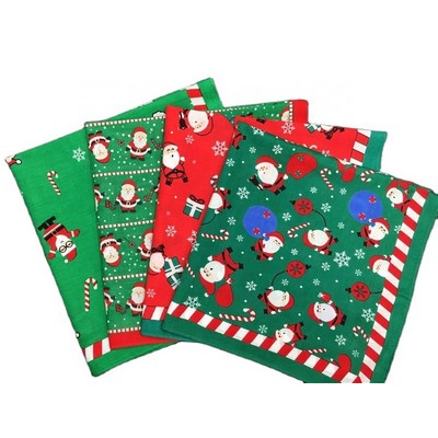 Christmas Square Bandanna