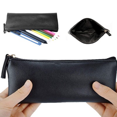 PU Leather Pen Pencil Pouch