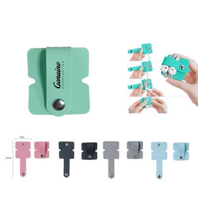 Tangle-free Silicone Earphone Cable Organizer