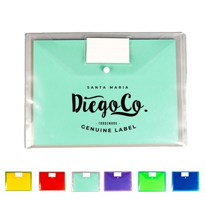 Label Pocket A4 Envelope Document Pouch