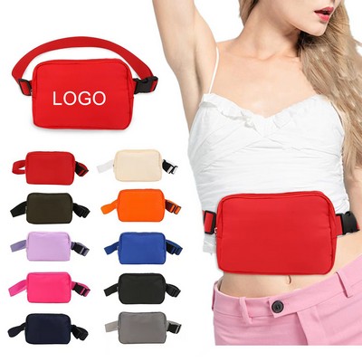 Nylon Waist Crossbody Bag
