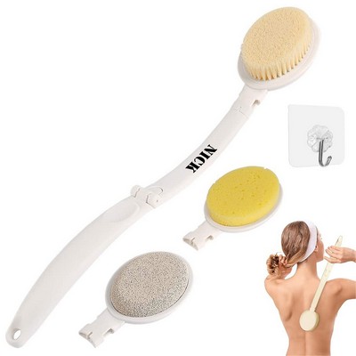 3" 1 Detachable And Foldable Shower Brush