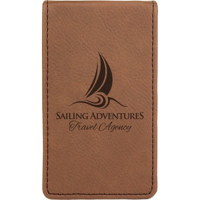 7-Piece Dark Brown Leatherette Manicure Gift Set