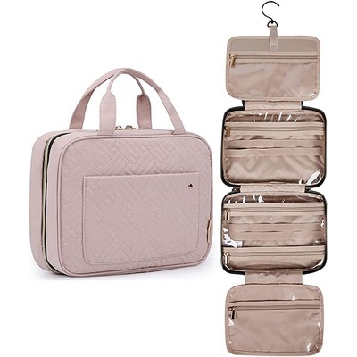 Hanging Water Resistant Polyester Travel Toiletry Bag