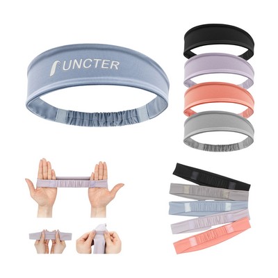 Cotton W/ High Elastic Back Belt Fast Drying Headband for Woman
