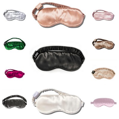 Silk Eye Mask W/ Elastic Straps