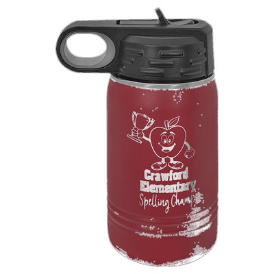 Polar Camel 12 oz. Maroon Water Bottle