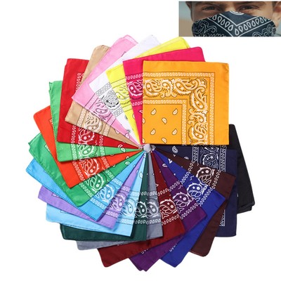 Outdoor Paisley Pattern Polyester Bandana