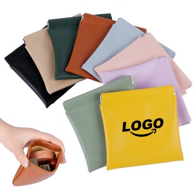 Mini Leather Squeeze Pouch