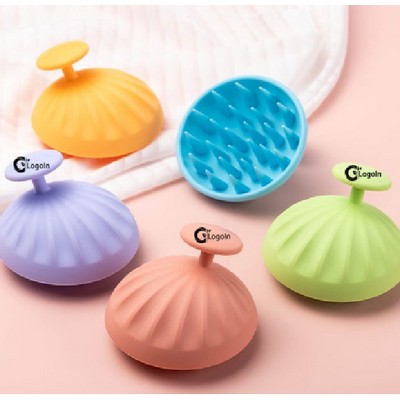 Scalp Massager Shampoo Brush Soft Silicone Bristles for Hair Growth