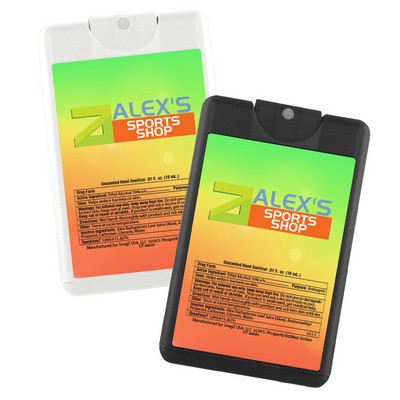 Credit Card Style Hand Sanitizer Spray