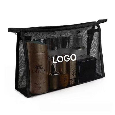 Portable Toiletry Pouch Mesh Makeup pouch