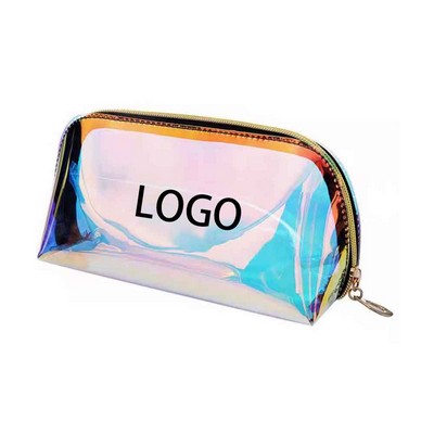 Holographic Iridescent Makeup Bag