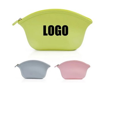 Silicone Travel Organizer Bag with Wide-Mouth Opening