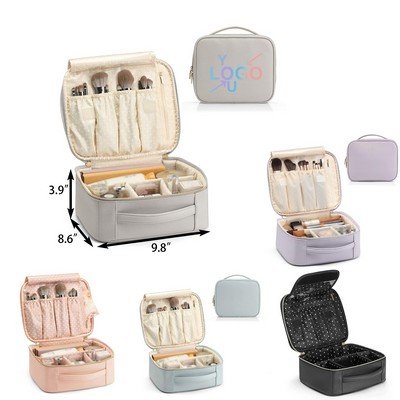 Genuine Leather Makeup Pouch