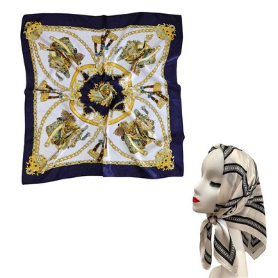 Custom Imitation Silk Square Bandana