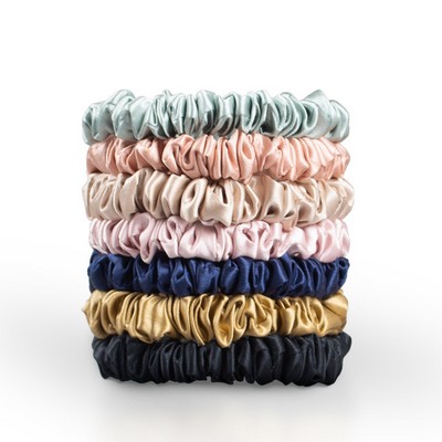 100% Pure 22 Momme Mulberry Silk Scrunchies