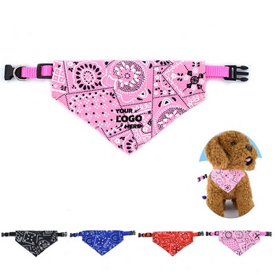 Adjustable Pet Triangle Bandanna