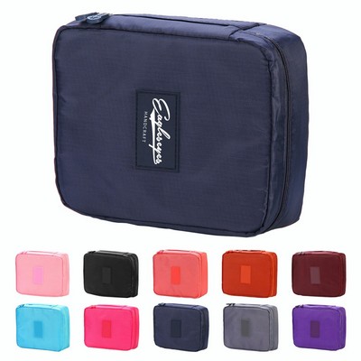 Waterproof Oxford Fabric Cosmetic Travel Bag