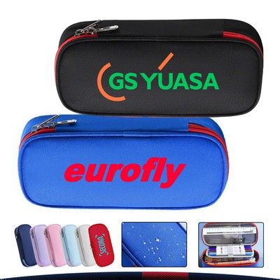 Klysta Triple-Layer Zipper Pencil Case
