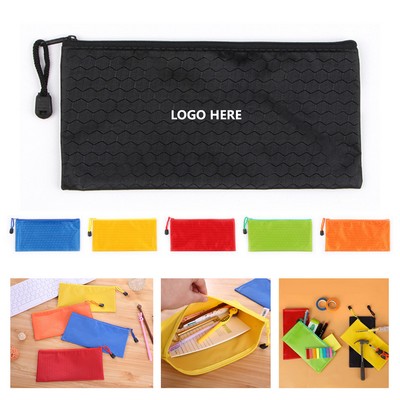 A6 Waterproof Document Pouch with Secure Zipper Closure