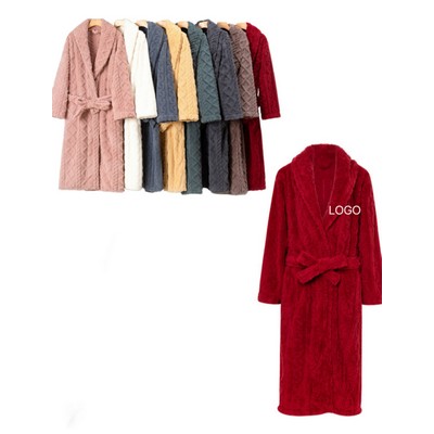 Unisex Fleece Robe(M-L)